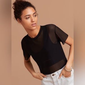 Aritzia Wilfred Free Black Jamilla T-Shirt